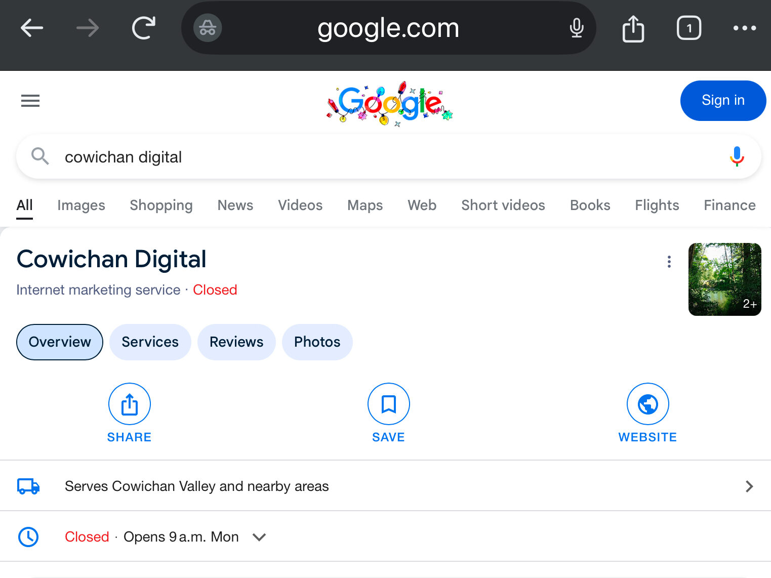 Google and Facebook business listing blog post image 